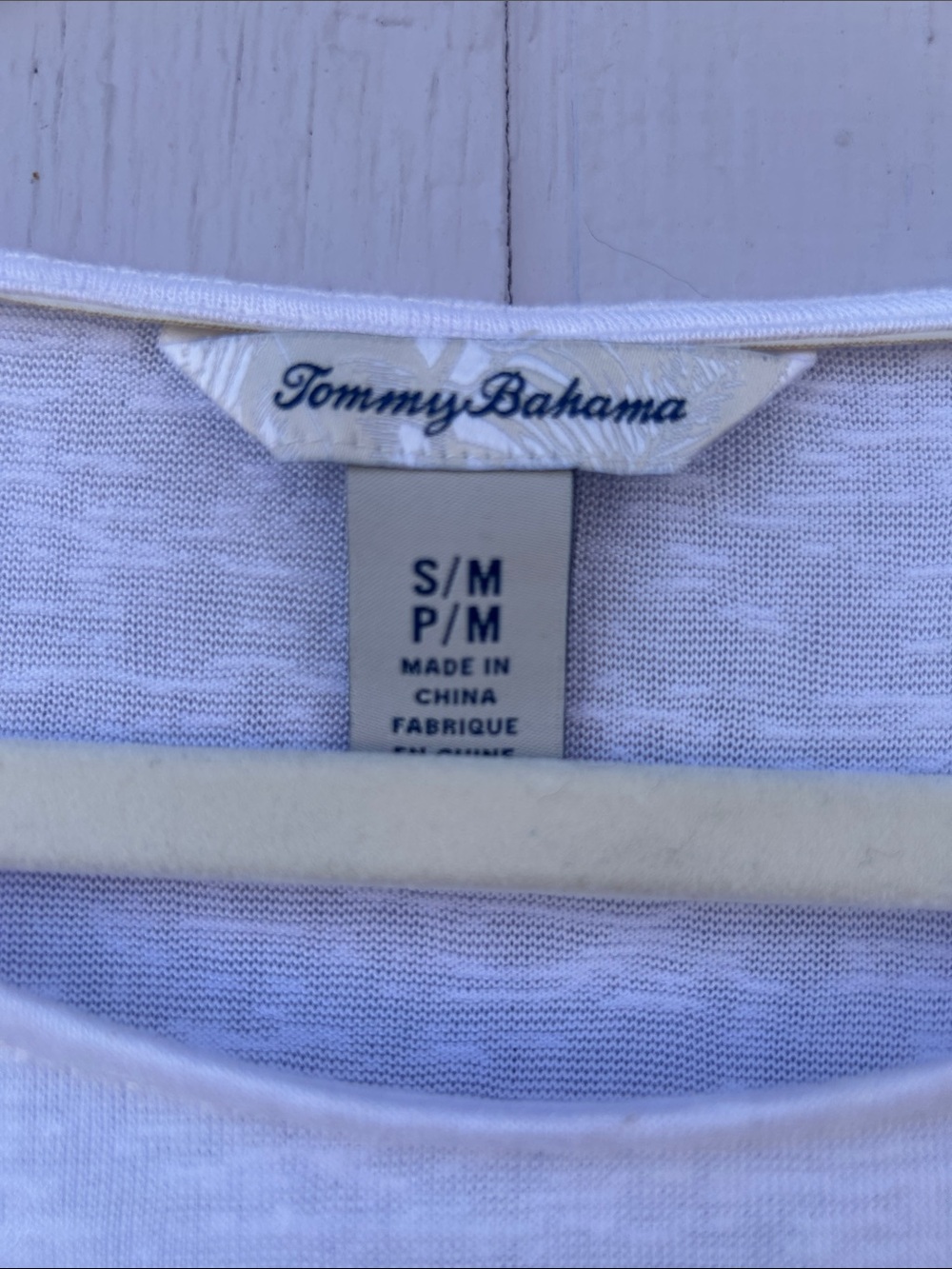 Tommy Bahama Sheer White Poncho - Picture 2 of 7